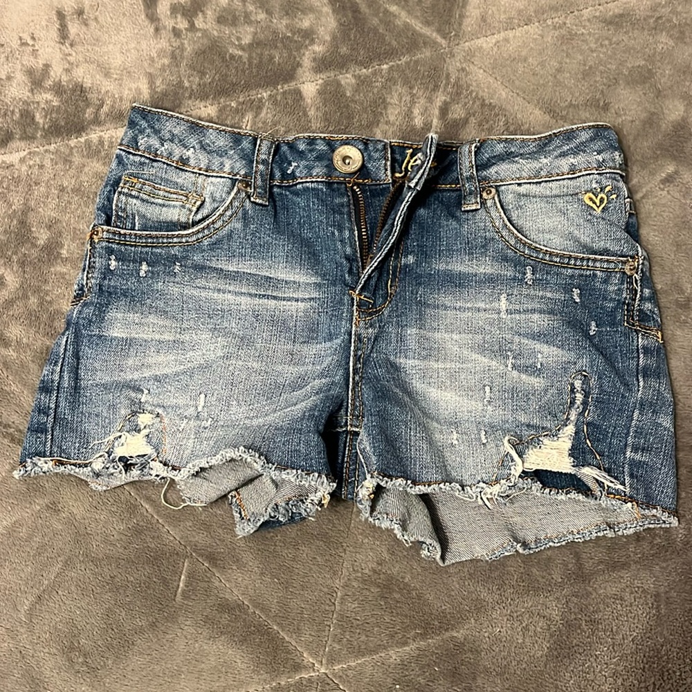 Medium wash Jean shorts